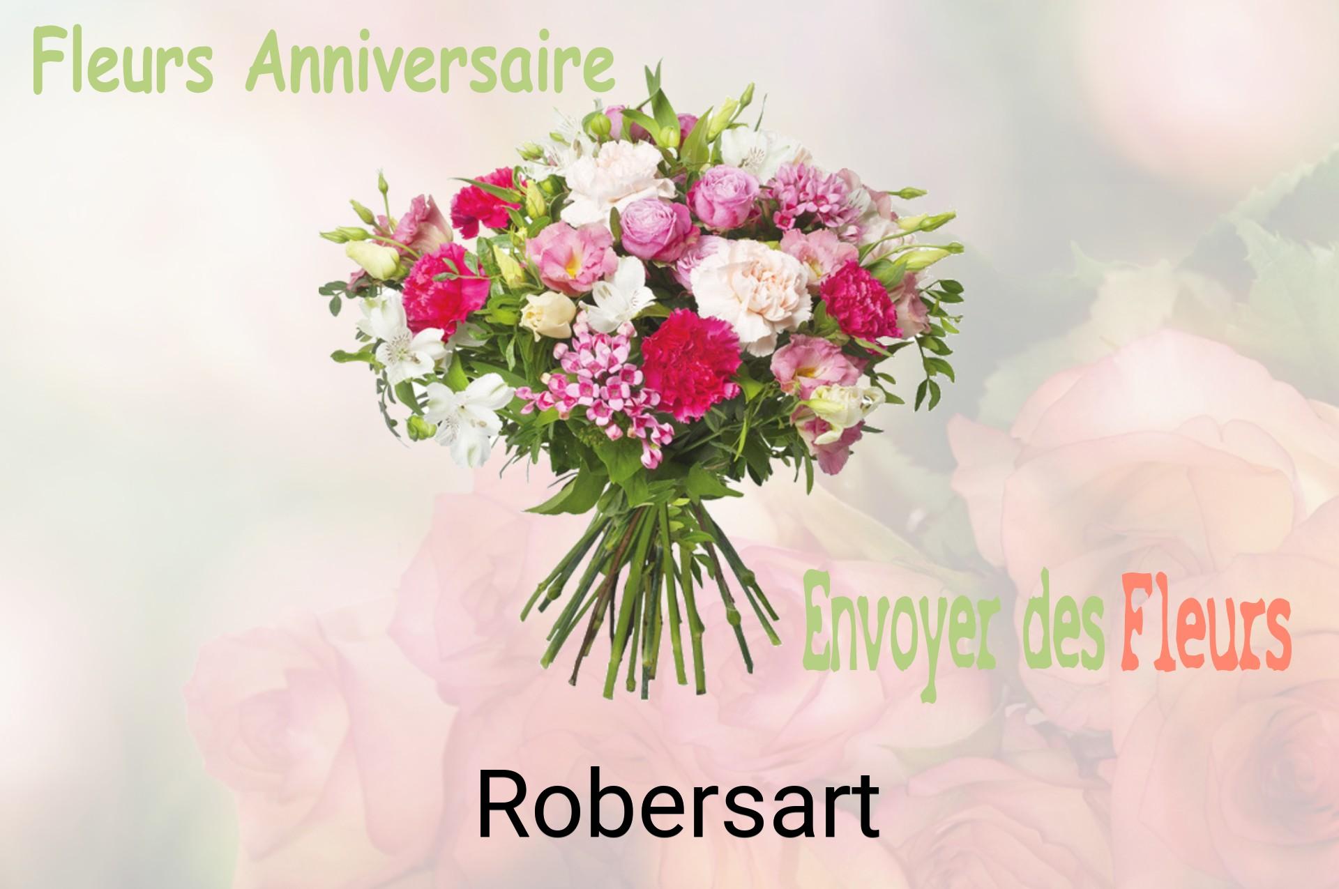 Bouquet de fleurs d’anniversaire livré à Robersart
