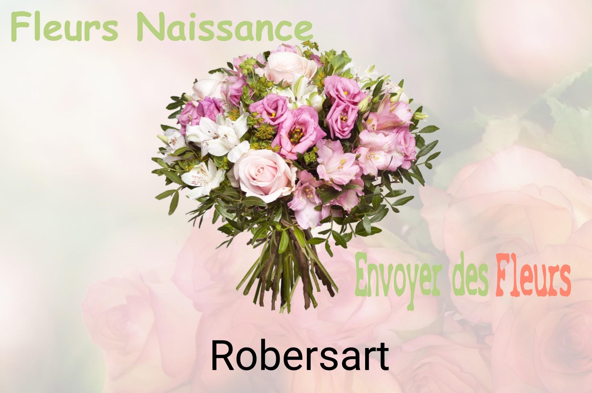 Bouquet de fleurs de naissance livré à Robersart